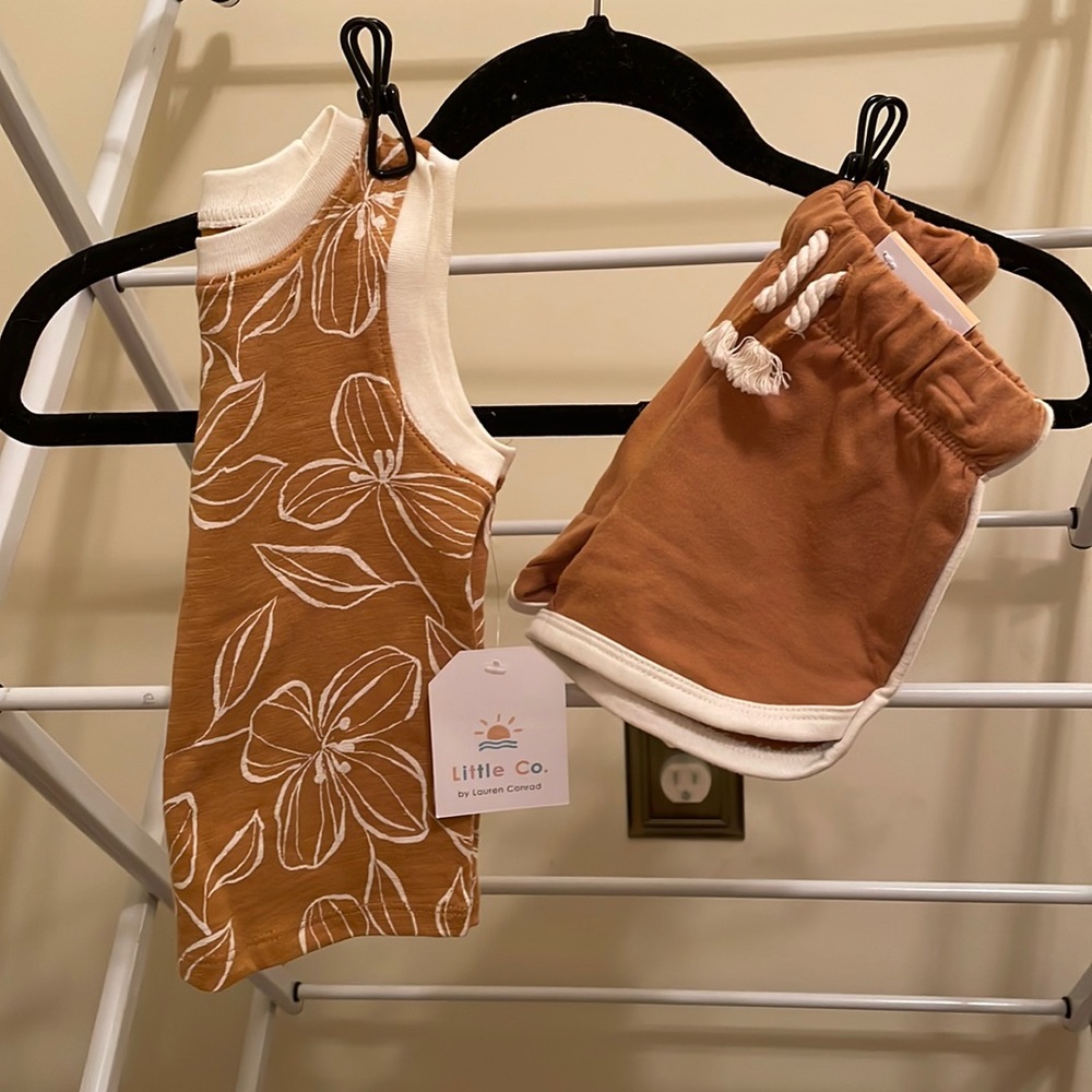 NWT 6m little co outfit bundle
